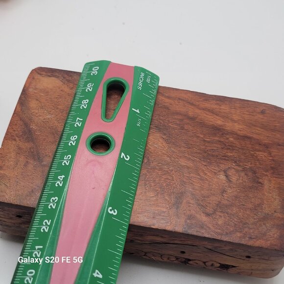 Vintage Hand Carved Wood Trinket Box With Brass Taj Mahal - Picture 15 of 16